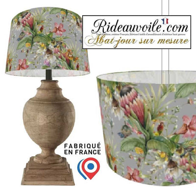 Architecte de la lumière conception éclairage intérieur haut gamme abat-jour floral fleur