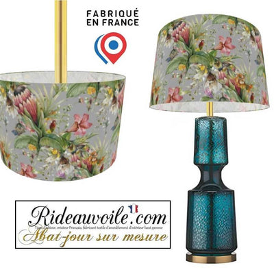 Architecte de la lumière conception éclairage intérieur haut gamme abat-jour floral fleur
