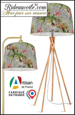 Architecte de la lumière conception éclairage intérieur haut gamme abat-jour floral fleur