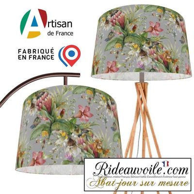 Architecte de la lumière conception éclairage intérieur haut gamme abat-jour floral fleur