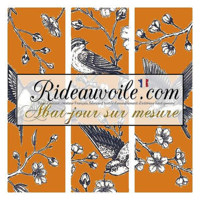 Architect custom Lighting designer lampshade interior | Abat-jour oiseaux sur mesure