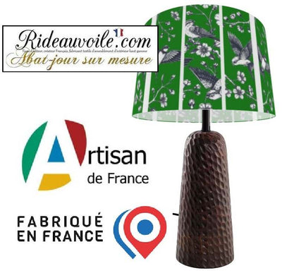 Fabrication et personnalisation d'abat-jour luminaire sur mesure abatjouriste Artiste