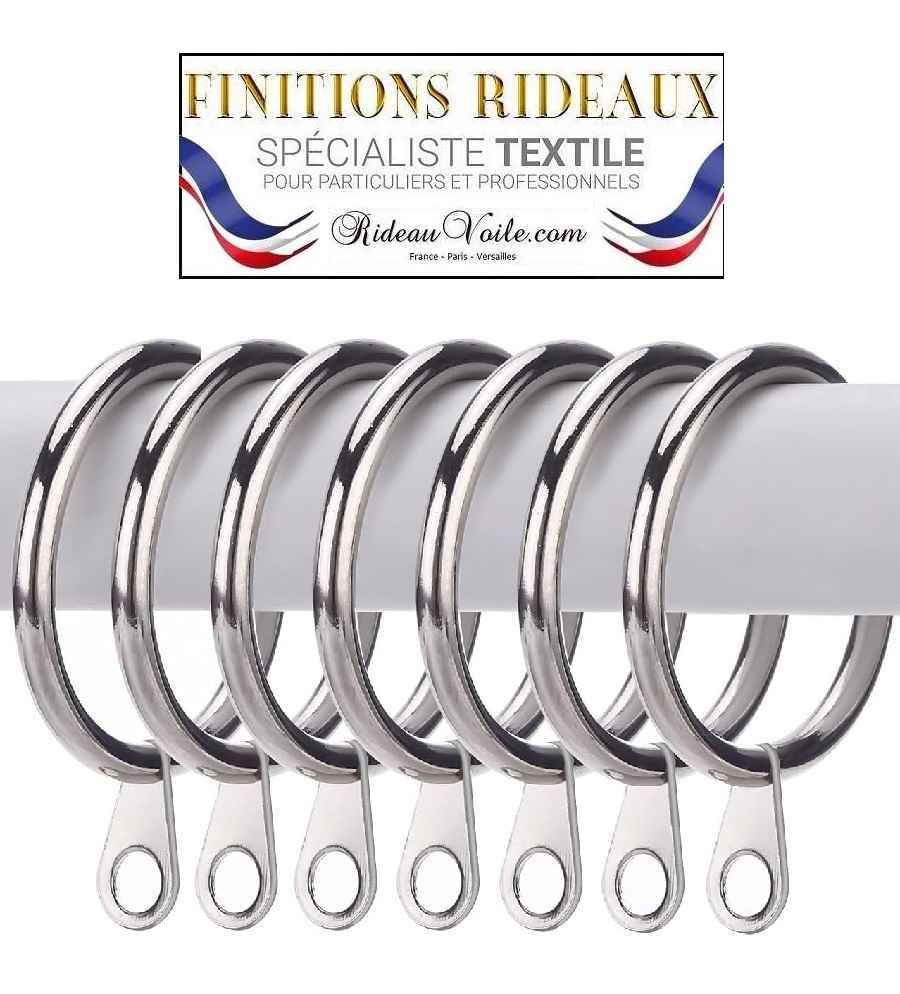 Choisir Finition Crochets métal à Rideaux Anneaux œillets Fixes Argent Choisir Finition Crochets métal à Rideaux Anneaux œillets Fixes Argent