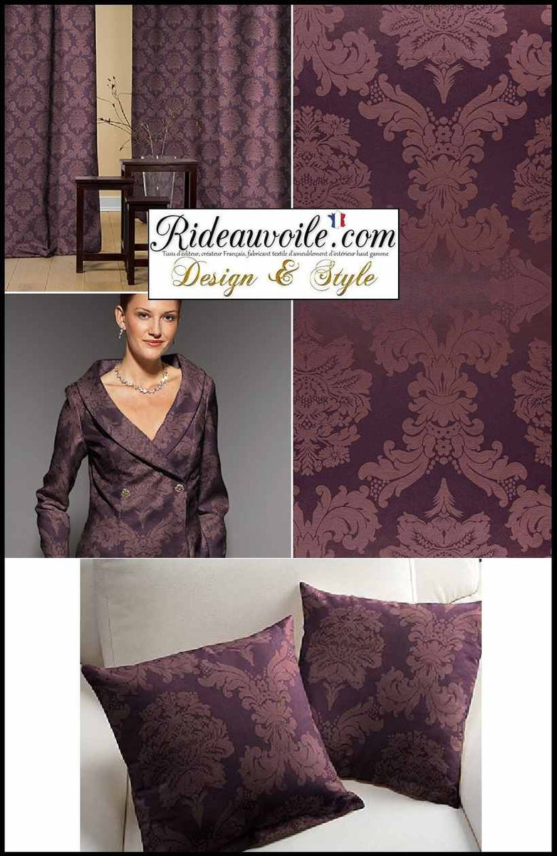 Fabric Mart Direct Tissu Dupioni 100 % Pure Soie Bordeaux Vendu Au Mètre, 0,9 M X 104,1 Cm De Large, Couleur Unie, Rouge, Tissu D'ameublement En Soie Pour Rideaux, Robe De Mariée