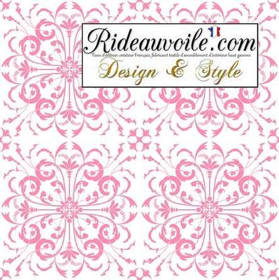 AbatJouriste luminaire fabrication abat-jour tissu décoration motif floral Baroque
