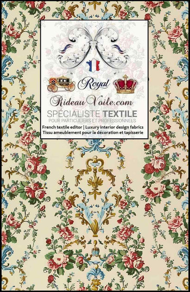 Tissu Rococo Floral Designs Fabric upholstery architect interior Wallpaper Home Decor