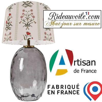 Tissu imprimé fleur indienne ethnique conception abat-jour suspension sur mesure