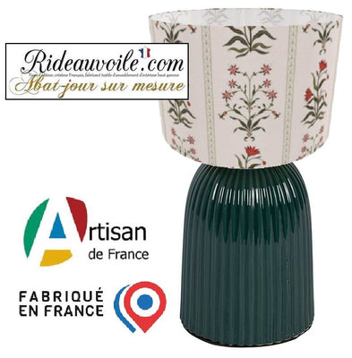 Tissu imprimé fleur indienne ethnique conception abat-jour suspension sur mesure
