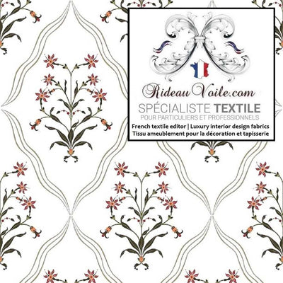 Abat-jour Contrecollé suspension motif Fleur Tissu ethnique imprimé graphique Indien