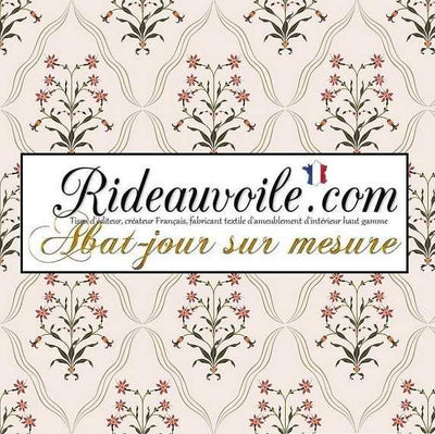 Abat-jour tambour suspension sur-mesure Tissu ethnique floral graphique Indien