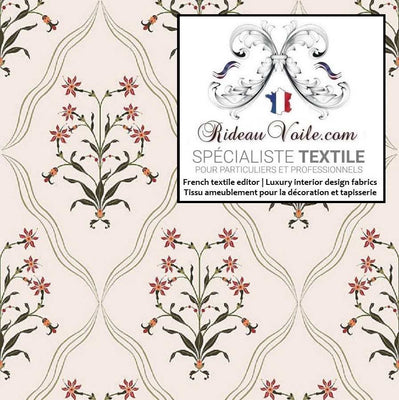 Abat-jour tambour suspension sur-mesure Tissu ethnique floral graphique Indien