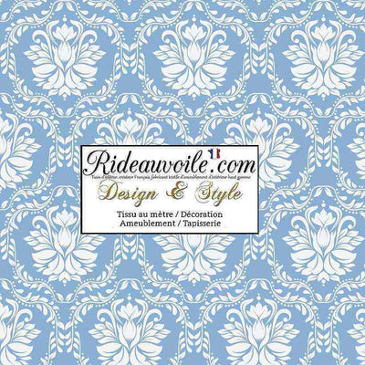 Architecte intérieur designer Aménagement décoration Abat-jour bleu Rococo floral