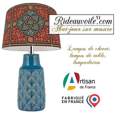 Suspension luminaire abat-jour sur mesure design Ethnique Oriental Asie Maghreb