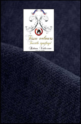 Rideauvoile boutique Textile tissu noir velours Polyester Ignifugé M1 mètre Rideau sur mesure ameublement tapisserie décoration non feu. Fabric upholstery  tapestry decoration fireproof gray velvet  meter. مواد التنجيد والديكور المخملية غير قابلة للحريق.