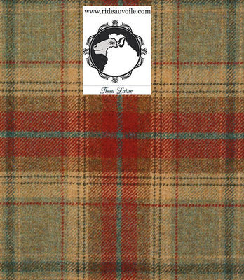 Tissu ameublement Laine plaid au mètre motif carreaux rideau coussin tapisserie siège