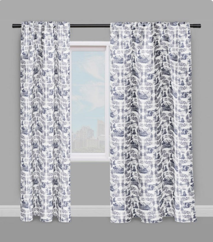 Tissu Coton à Petits Carreaux Blanc - Vendu Au Mètre, 280 Cm De Large, Pour Rideaux Coussins Déco
