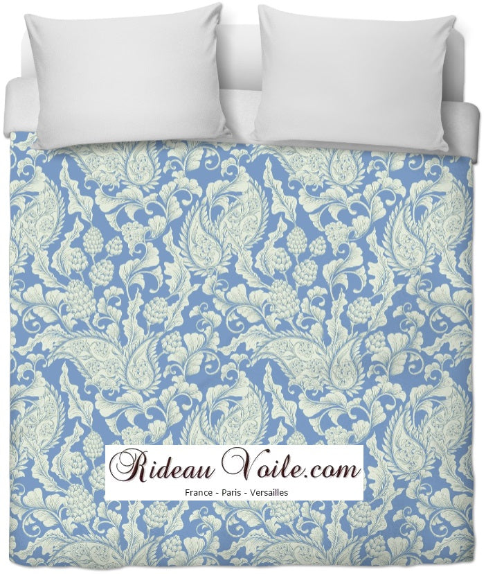 Housse de couette Bleu cachemire