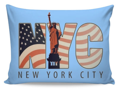 Tissu au mètre motif USA Statue Liberté voyage New York City rideau couette - Fabrics pattern drapes duvet cover