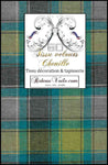 Tissu velours carreaux Tartan effet Laine ameublement mètre rideau coussin tapisserie