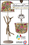 Architectes lumière d'Intérieur - Carcasses rond cylindrique d'Abat-Jour floral fleur