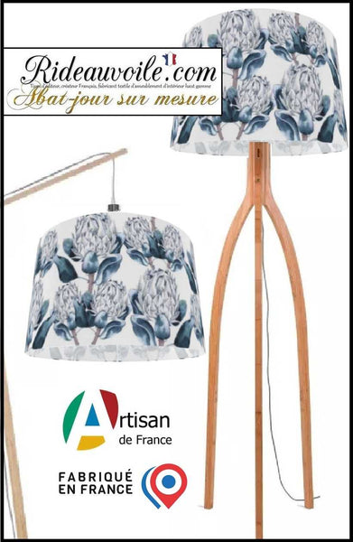 Abat-jour suspension La protée royale, Protea cynaroides, grandes fleurs exotiques