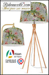 Architecte de la lumière conception éclairage intérieur haut gamme abat-jour floral fleur