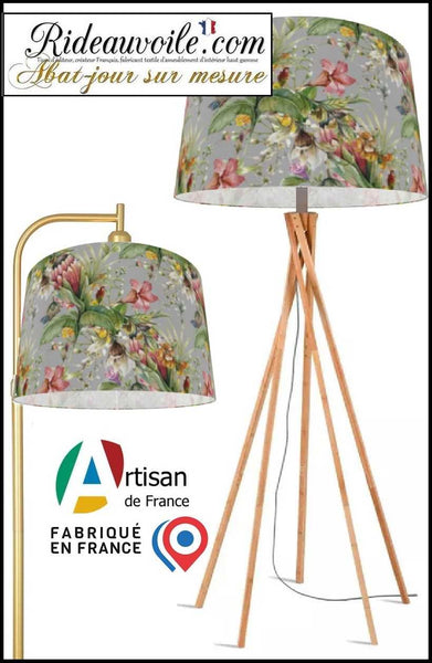 Architecte de la lumière conception éclairage intérieur haut gamme abat-jour floral fleur