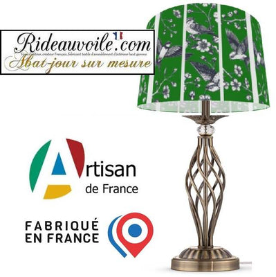 Fabrication et personnalisation d'abat-jour luminaire sur mesure abatjouriste Artiste