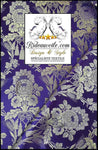 Tissu ameublement Brocart Damasco Architect interior Designer Baroque purple gold