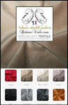 Velours beige isolant froid doublé revers polaire gris Occultant thermique Acoustique mètre 