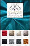 Velours bleu isolant froid doublé revers polaire gris Occultant thermique Acoustique mètre