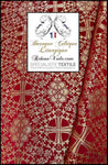 Tissu ameublement Vintage Médiéval OR ROUGE Liturgique Brocart floral au mètre