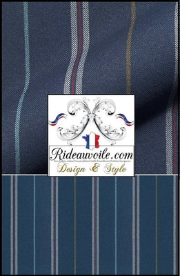Tissu effet Laine ameublement mètre🔥 rayures ignifuge architecte Chalet Montagne