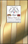 Éditeur textile ameublement Jacquard vintage satin rayé jaune ivoire mètre rideau