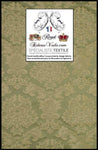 Tissu ameublement mètre Jacquard Baroque Damask rideau Tapisserie Damasco vert