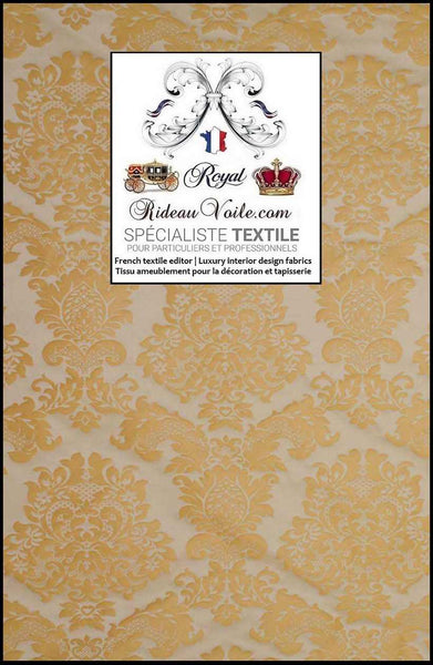 Architecte décoration intérieur Jacquard Baroque rideau Tapisserie Damasco Or