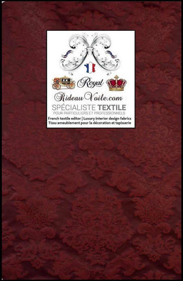 Architecte décoration intérieur Jacquard Baroque rideau Tapisserie tissu au mètre