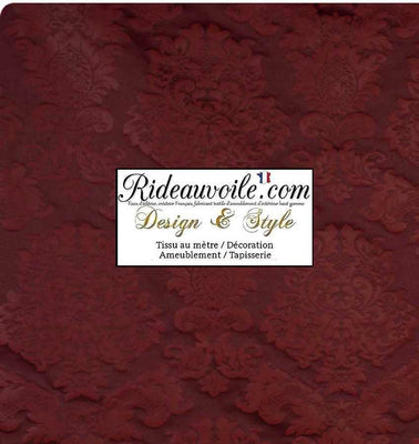 Architecte décoration intérieur Jacquard Baroque rideau Tapisserie tissu au mètre