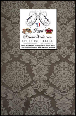 Architecte décoration intérieur Jacquard Baroque rideau Tapisserie tissu au mètre