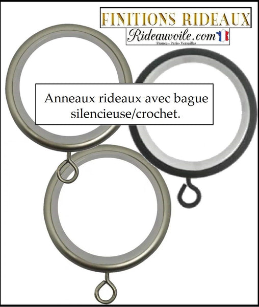 Anneau Rufflette Rideauvoile comment choisir Finition ruflette rideau plis doubles flam ...