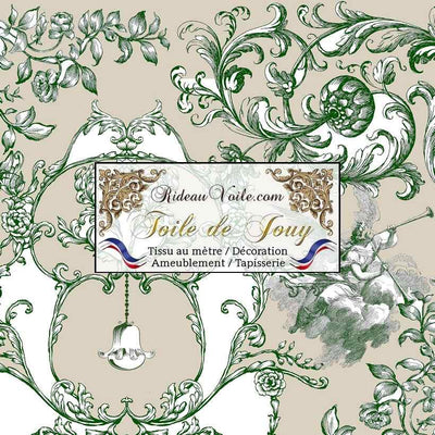 Agencement Rénovation intérieur | Tissu ameublement Toile de Jouy confection sur mesure