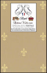 Boutique Tissu ameublement Jacquard Fleur de lys style Empire au mètre rideau sur mesure