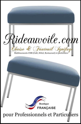 Boutique tapissier Fauteuil textile ignifugé meuble, mobilier d'appoint pouf et tabouret tissu classique ignifuge, M1, non-feu. Spécialiste mobilier chaise C.H.R Hôtel, café, restaurant. Travaux rénovation agencement, d'architecte d'intérieur décoration.