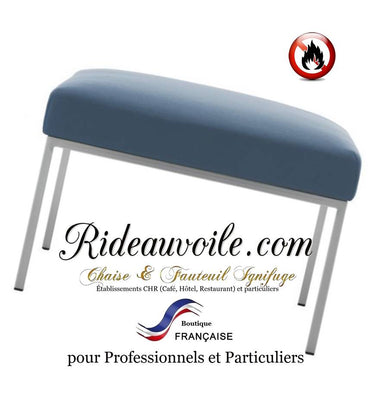 Boutique tapissier Fauteuil textile ignifugé meuble, mobilier d'appoint pouf et tabouret tissu classique ignifuge, M1, non-feu. Spécialiste mobilier chaise C.H.R Hôtel, café, restaurant. Travaux rénovation agencement, d'architecte d'intérieur décoration.