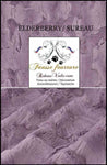 Tissu décoratif Fausse fourrure violet sureau mètre rideau inspiration chalet montagne