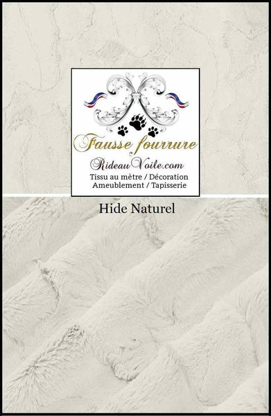 Tissu d'ameublement d'intérieur Fausse fourrure blanc texturé Montagne Chalet luxe