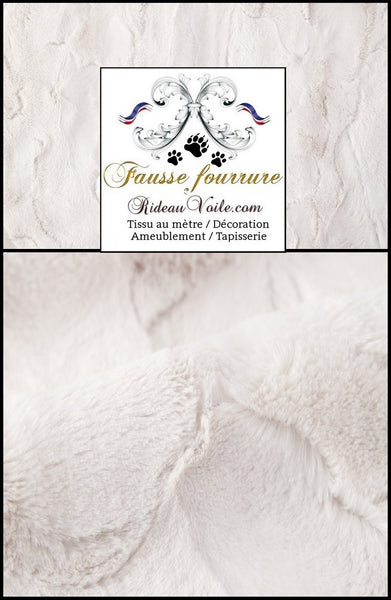 Boutique spécialiste Fausse fourrure texturé décoration d'intérieur Montagne & Chalet