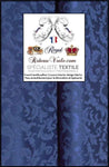 Tissu ameublement intérieur Damasco bleu mètre aménagement rénovation architecte