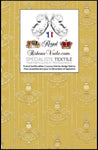 Décoration Architecte d'intérieur tissu Jacquard design Jaune Or Empire mètre