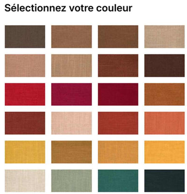 Inspiration intérieur tissu ameublement lin effet texturé décoration tapisserie mètre